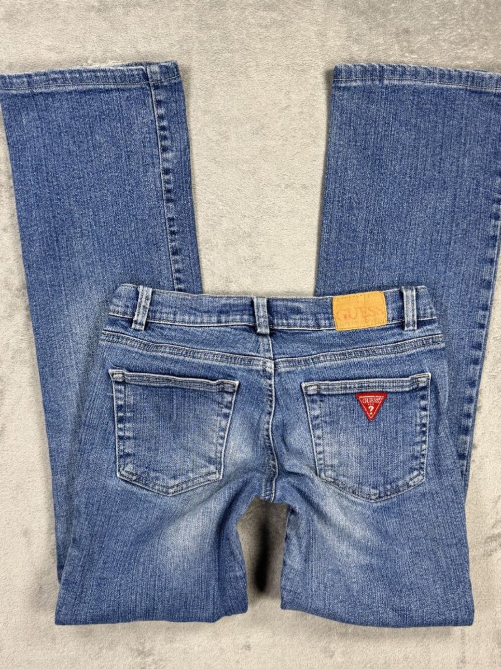 Vintage 90s Guess Jeans Low Rise Bootcut Womens 26 Western 2000s Grunge Denim